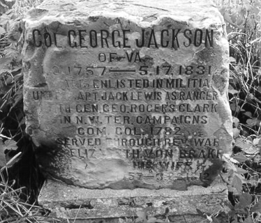 Image of George Jackson's Gravestone