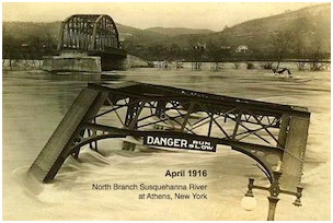 April 1916 North Branch Susquehanna River Flood