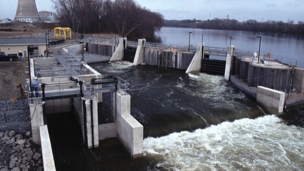 Fish Passageway at York Haven hydroelectric dam