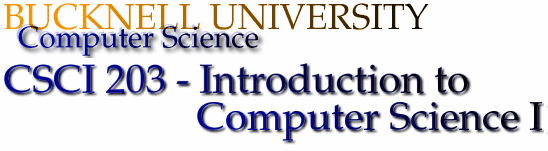 CSCI 203 - Introduction to Computer Science I