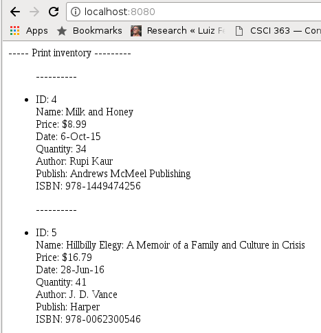 Samszone List Results