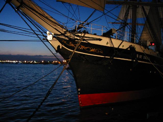 Image of Star of India at Night