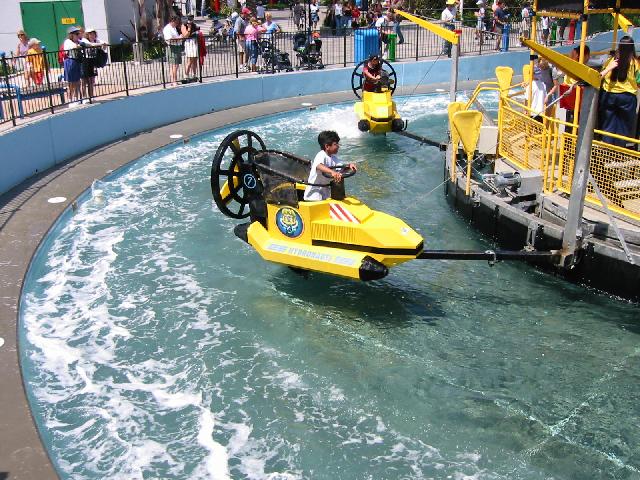 Image of MJ and
 Jan Watch Scott on Aquazone Ride