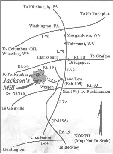 Image of Directions to Jackson's Mill