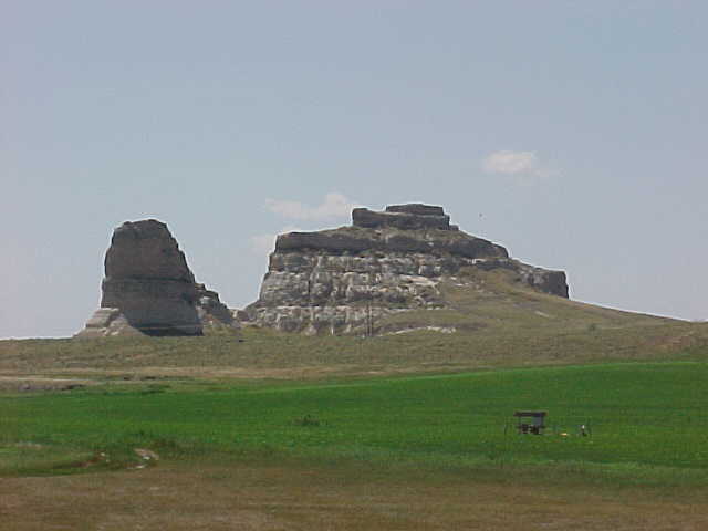 Image of Jail and Courthouse Rocks