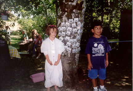 Image of Scott Hyde and Ester,
granddaughter of John C. Jackson