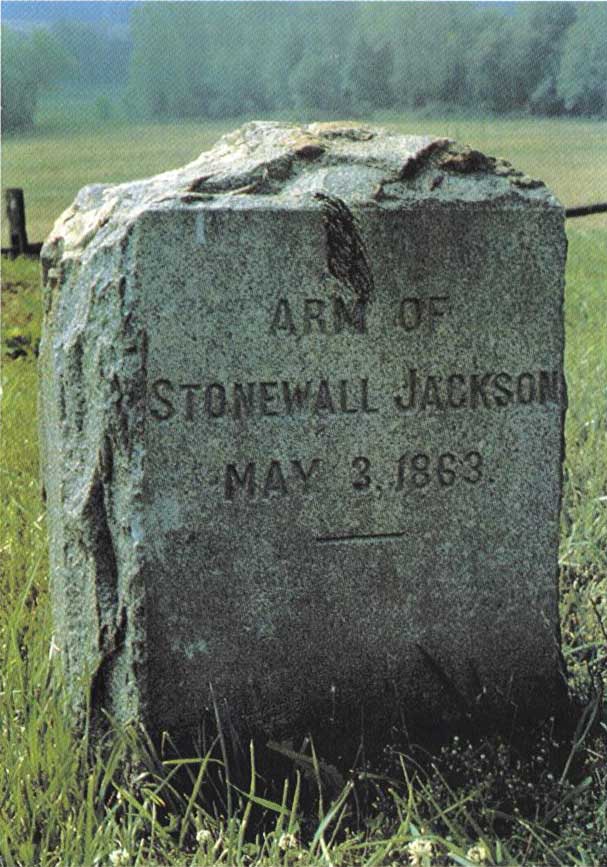 Image of Stonewall Jackson's arm