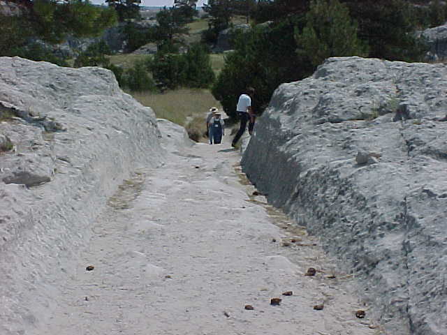 Image of ruts at Guernsey, Wyoming