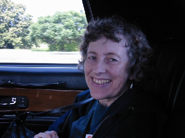 Image of Jan in limo