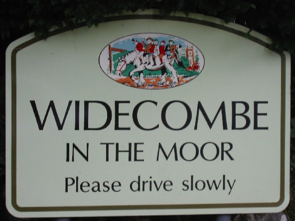 Image of Widecombe - an ancient village in the middle of the moors.