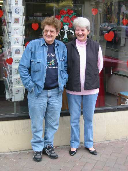 Image of Shir and Liz in front of their store in Shirehampton