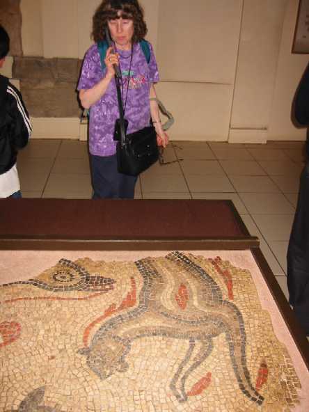 Image of MJ and Mosaic pavement