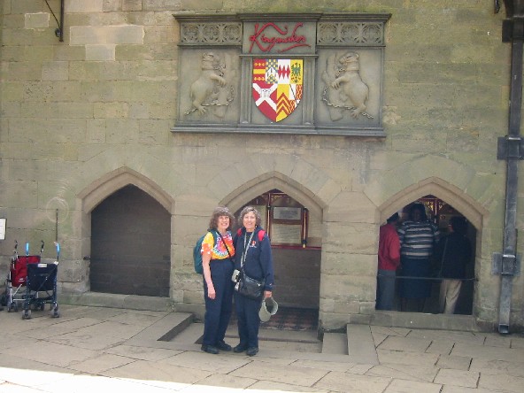 Image of MJ and Jan at 
start of King Maker Exhibit