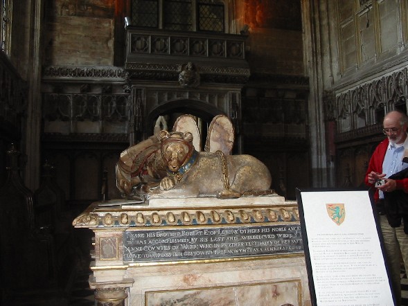 Image of Bear at his feet