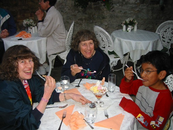 Image of MJ, Jan and Scott
work on the THE Dessert!