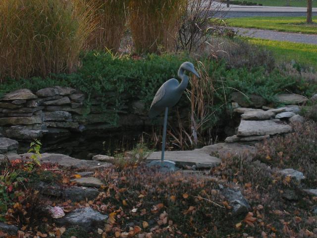 Image of Heron Statue