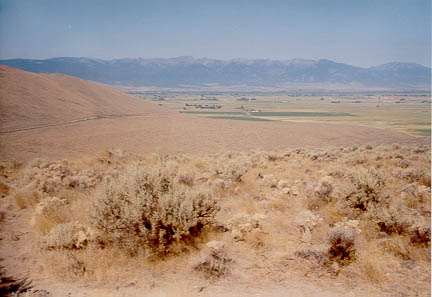Image of Lone Pine Valley in Distance.