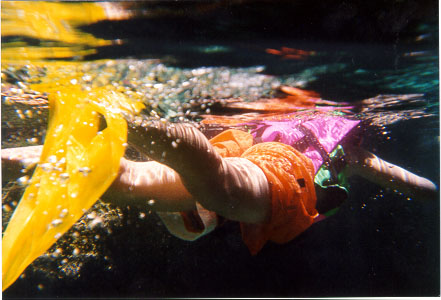 Image of Scott snorkeling