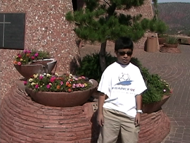 Image of Scott
at Entrance to Chapel of the Holy Cross, Sedona