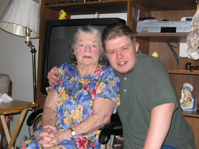 Image of Daniel Schmidt and his
Grandma