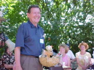 Image of lucky winner, Sunday, August 6, 2000