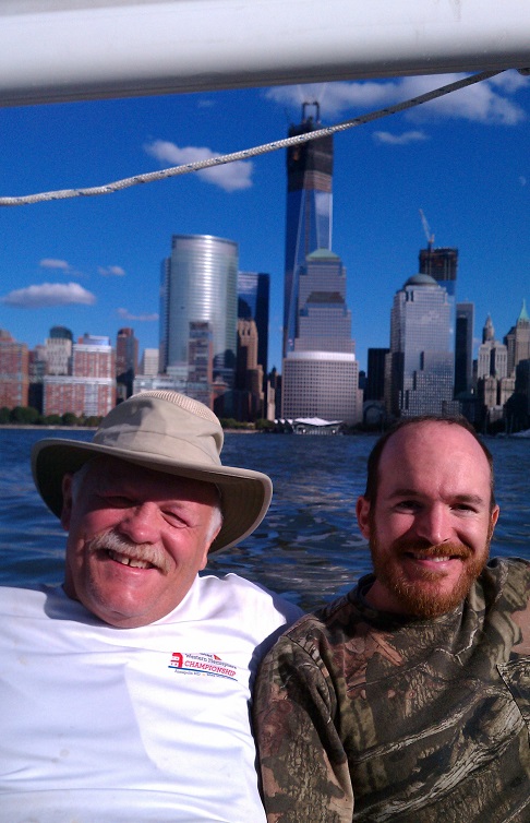 Sailing New York Harbor with Dad