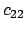 $c_{22}$