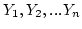 $Y_1, Y_2, ... Y_n$